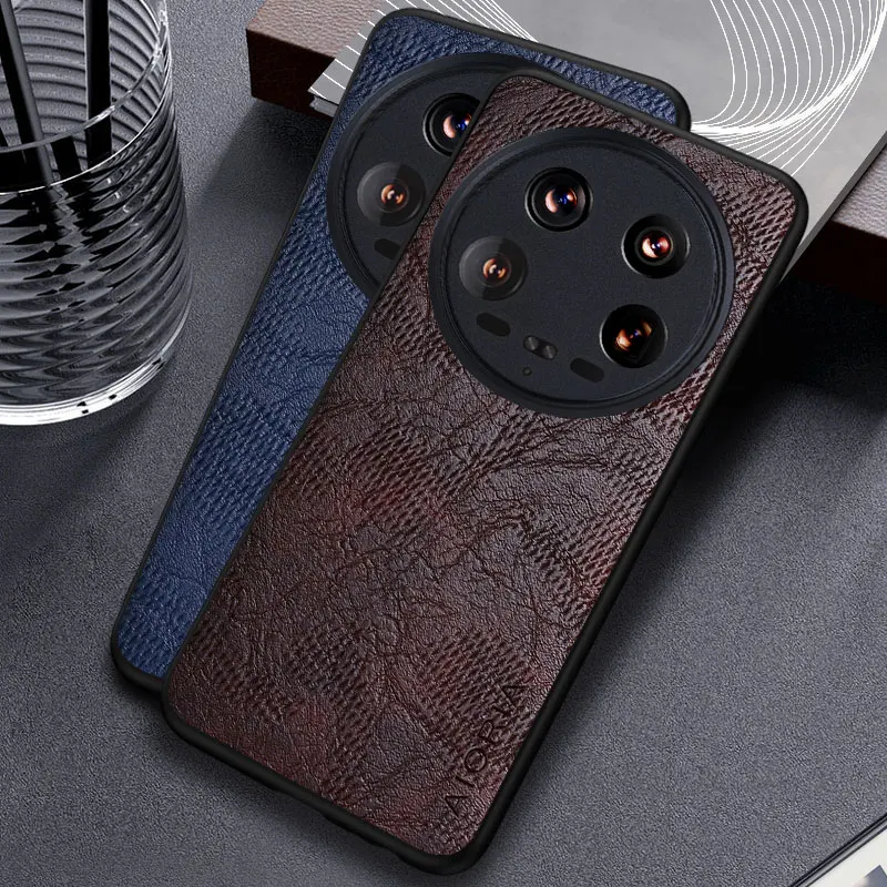 Case for Xiaomi 14 13 12 12S 11 Pro Ultra Lite 11T 12T  Business wind cortex pattern Leather cover for xiaomi 14 13 12 11  case