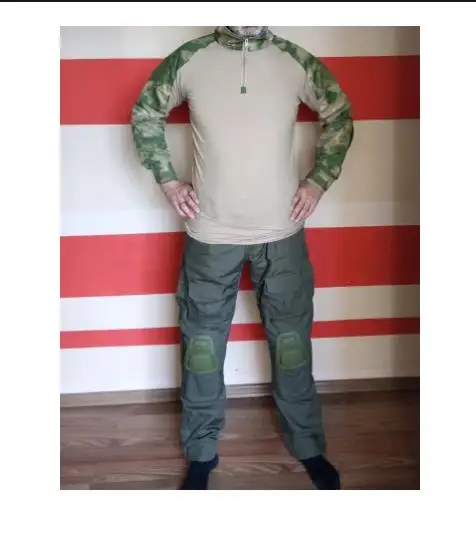 Traje táctico camuflaje con rodilleras – Airsoft y paintball - imagen 3