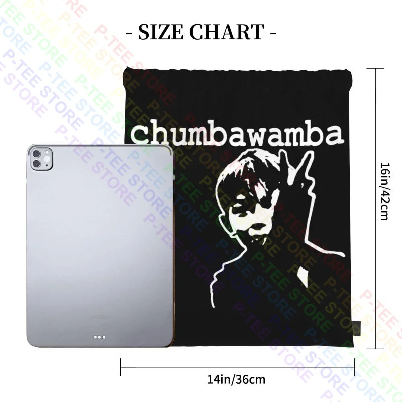 Chumbawamba Hardcore Punk Rock Ska Anarcho Drawstring Bags Gym Bag Fashion Softback Gym Tote Bag Multi-function