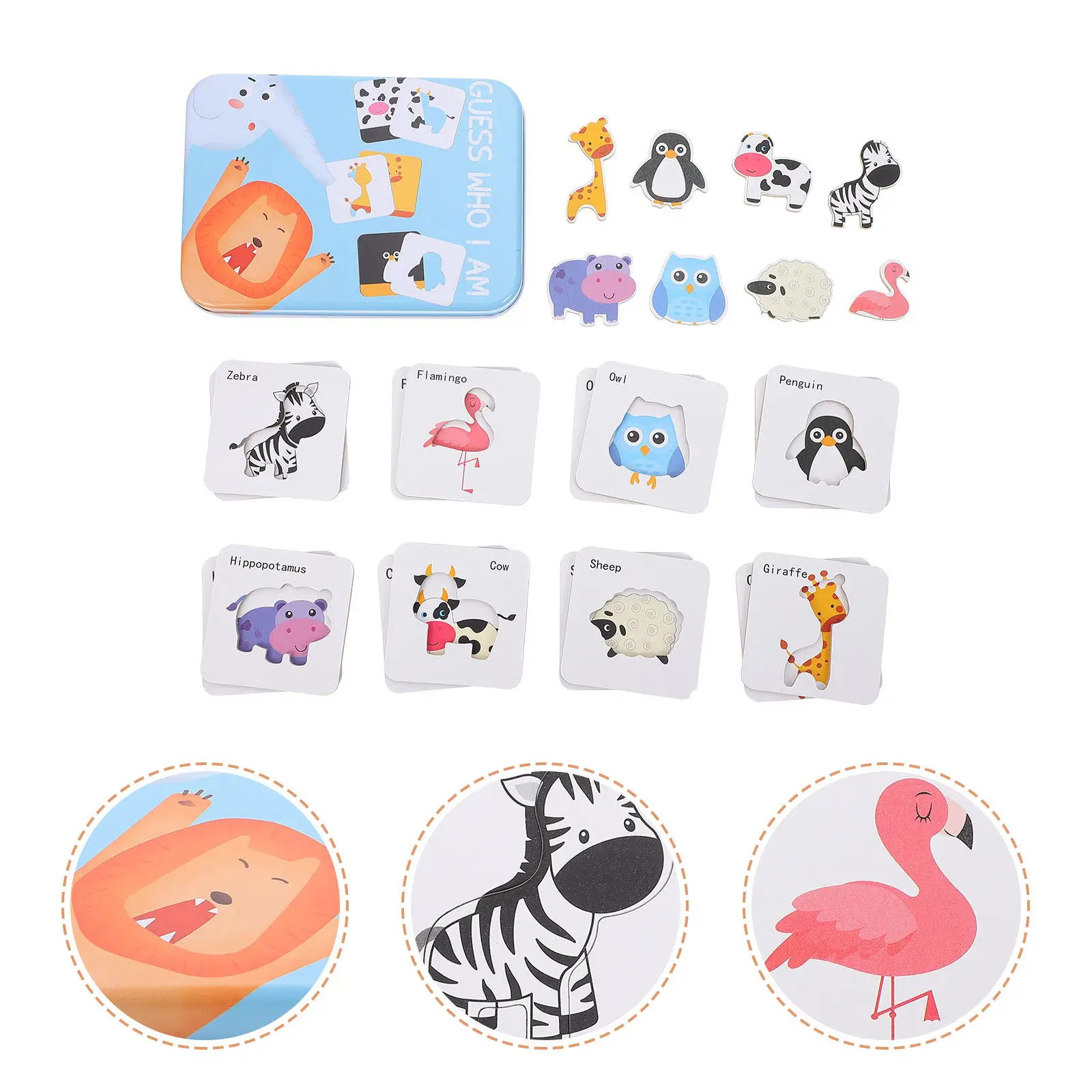 

Kids Puzzles Interactive Game Board Educational Logical Training Toys Cards Plaything