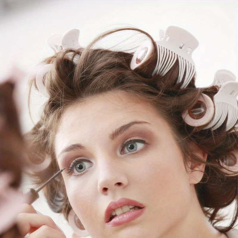 

12-Pack Hair Styling Clips, Heat Resistant, Dual-Use for Wet and Dry Hair, Salon-Quality Volumizing Rollers Hairdressing Tools