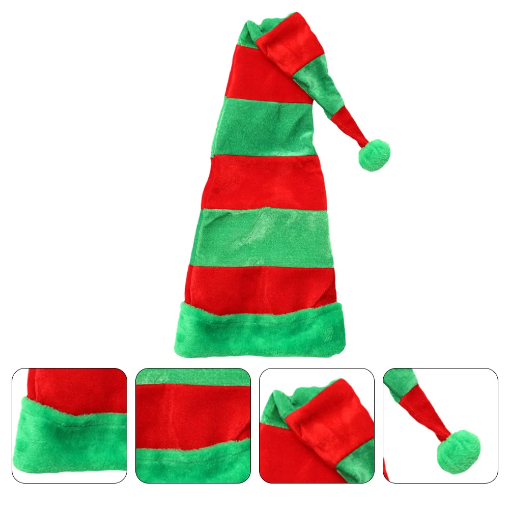 

1Pcs Christmas Lengthen Hat Lightweight Party Decoration Xmas Cap Soft Funny Festival Christmas Supply Xmas Lengthen Hat