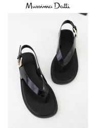 Murrinna Daffi 2024 New Women Shoes summer Genuine leather Sandals Flats Slippers Leisure beach shoes