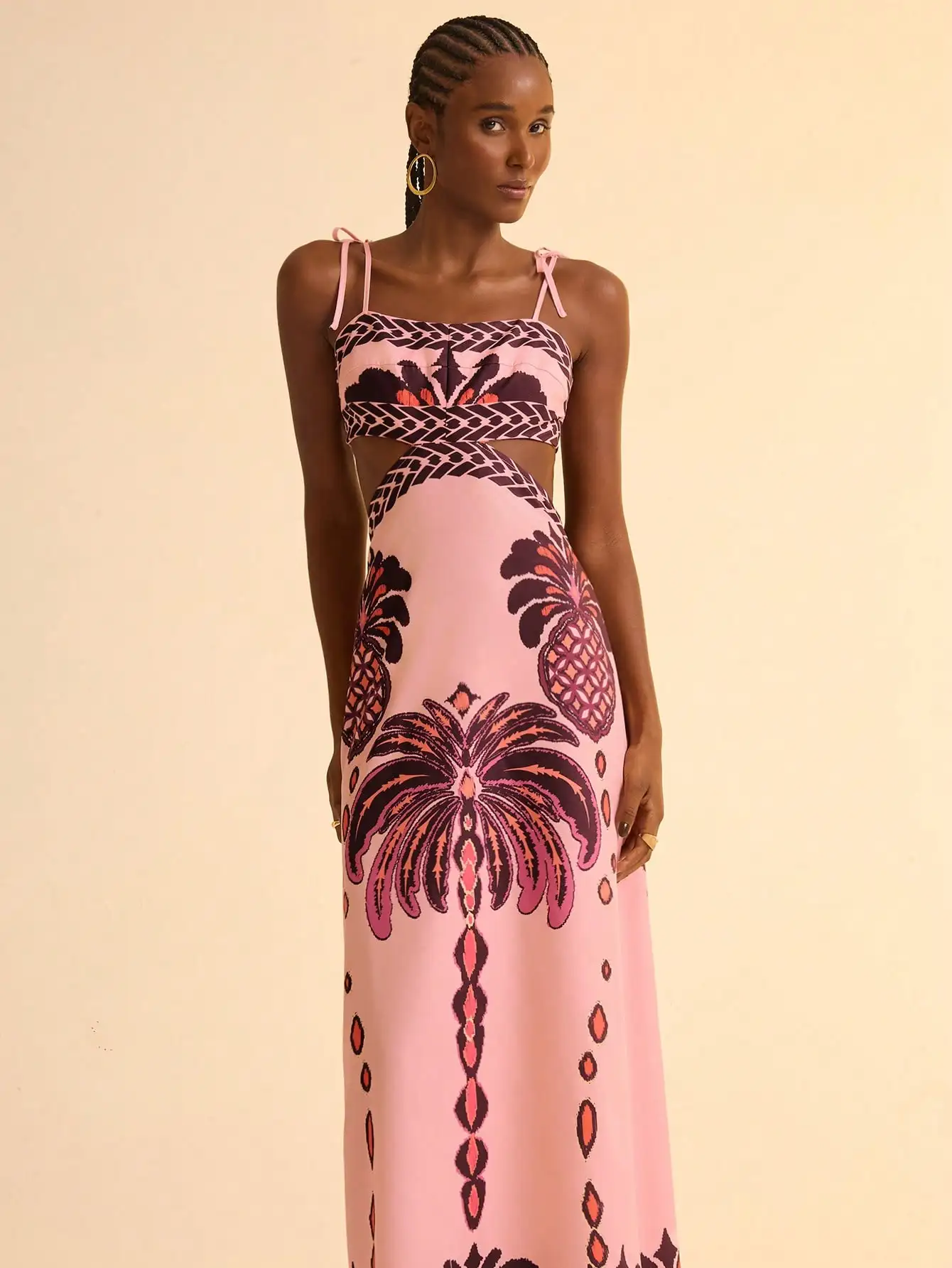 Pink Sleeveless Max…