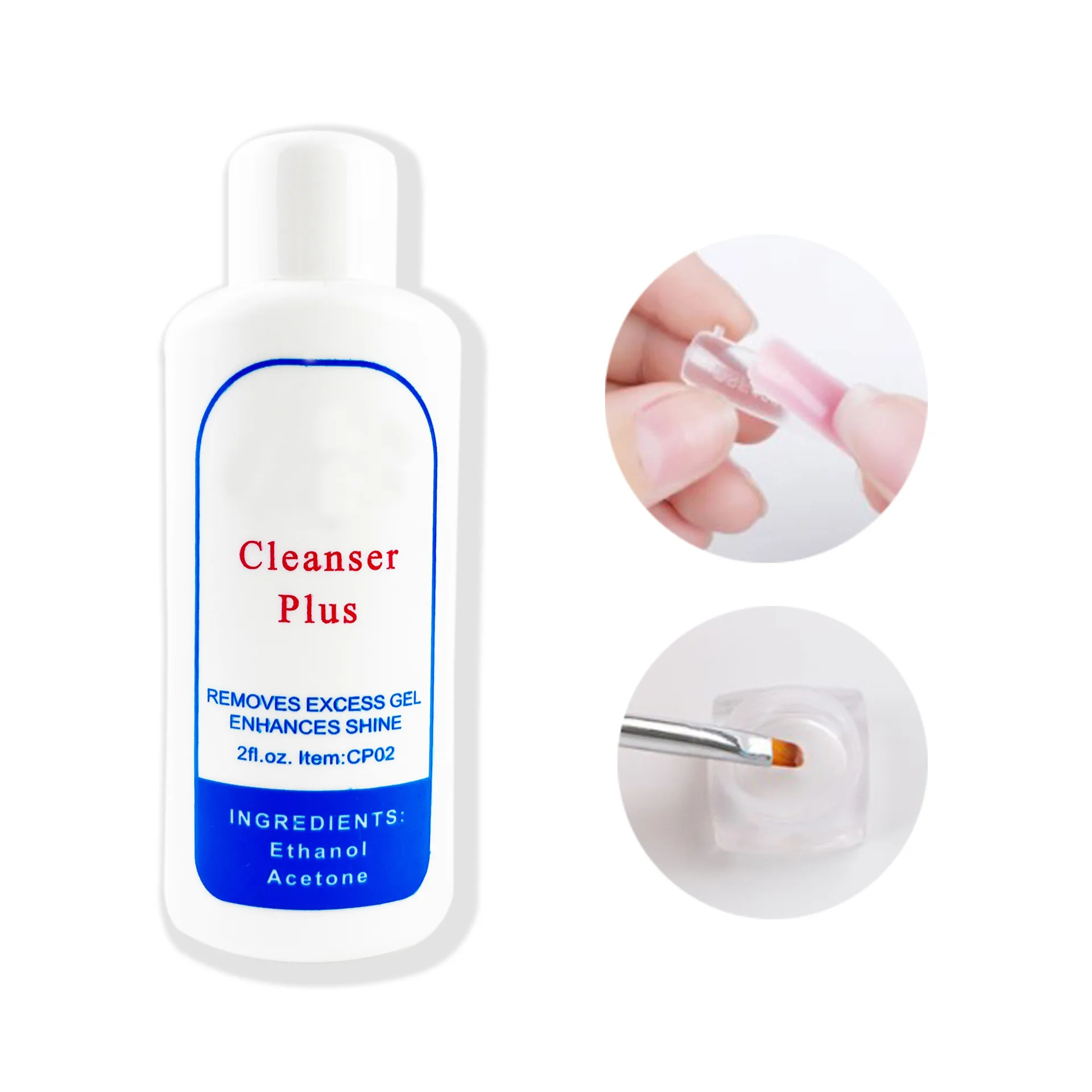 

Liquid Surface Sticky Layer Residue UV Gel Polish Excess Remover Nail Art Acrylic Clean Degreaser for Nail