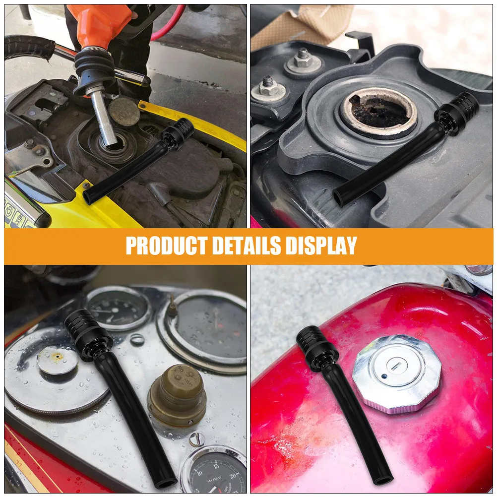 2Pcs Motorcycle Tank Cap Breather Hose Gas Cap Vent Tube for Fuel Tank Air Intake Dirt Protection Lightweight Robust Atv