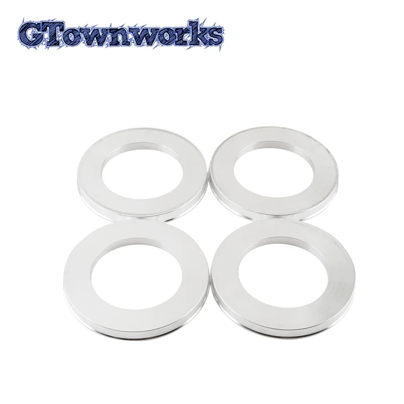 

GTownworks 4pcs Hub Centric Rings 106mm(4.17in)(+-1mm)/67.1mm(2.64in)(+-1mm) Wheel Center Hub Ring Bore Spacer Aluminum Alloy