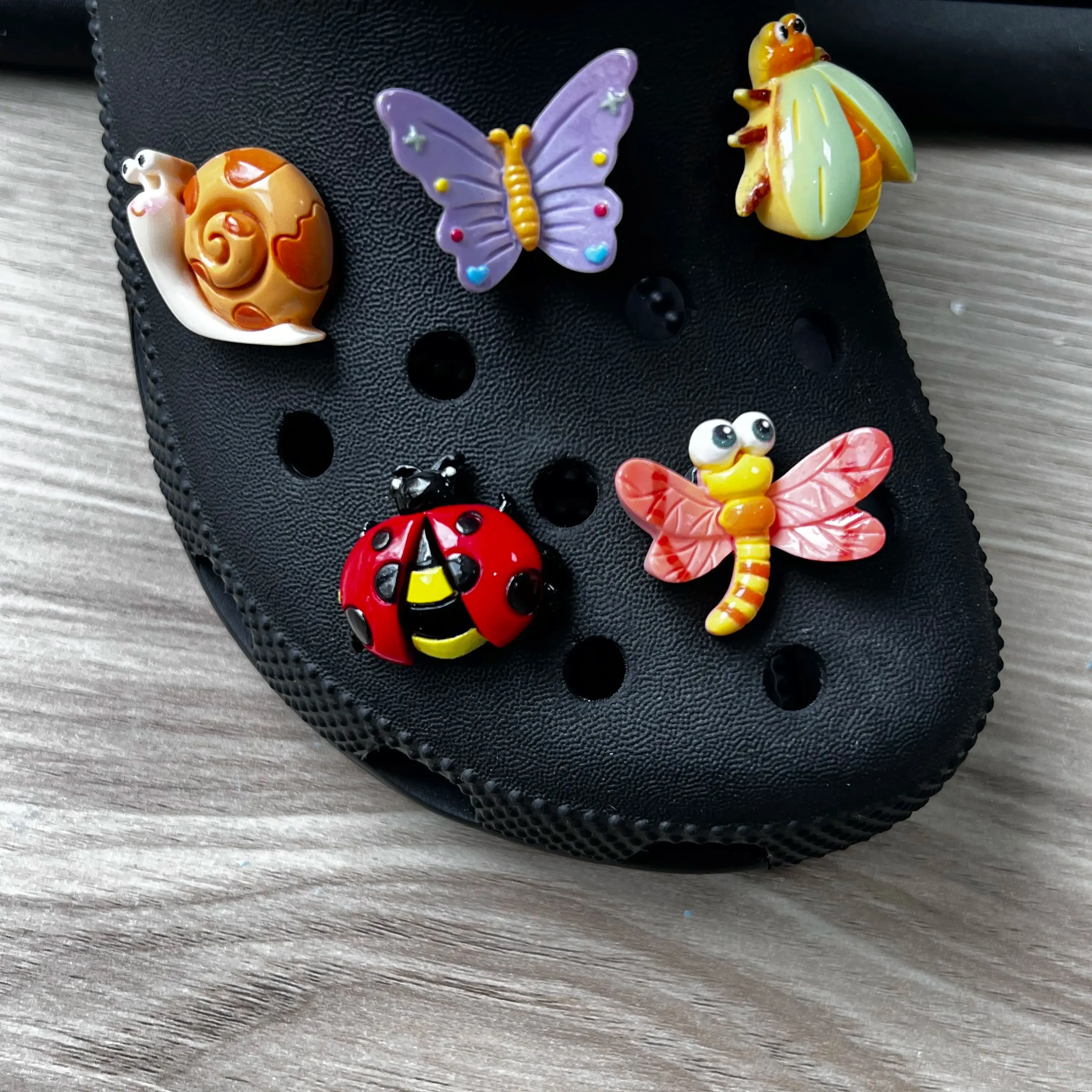 

Fun 3D Cartoon Insect Dragonfly Shoes Accessories DIY Sandals Slippers Decoration Festival Gifts Birthday Gifts
