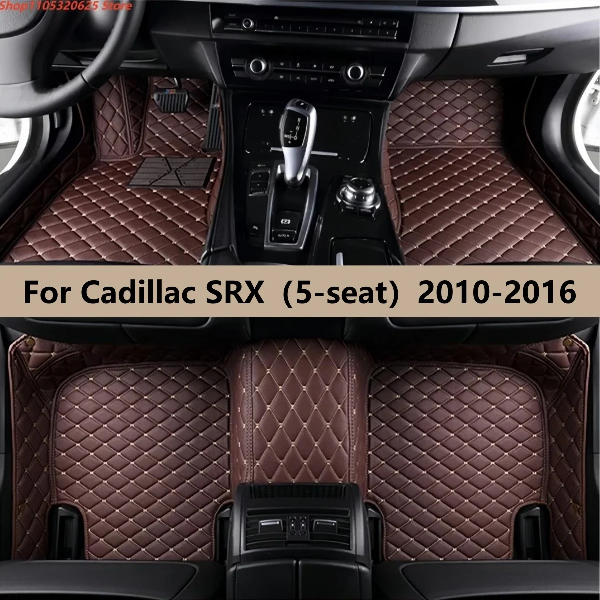 

Car Floor Mats For Cadillac SRX（5-seat）2016 2015 2014 2013 2012 2011 2010 Auto Foot Pads Carpet Interior Accessories
