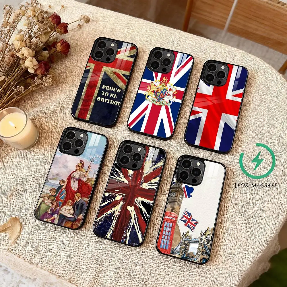 The Culture-E British National Flag  Phone Case For iPhone 17,16,15,14,13,12,Plus,Pro,Max For Magsafe Magnetic Wireless Charge