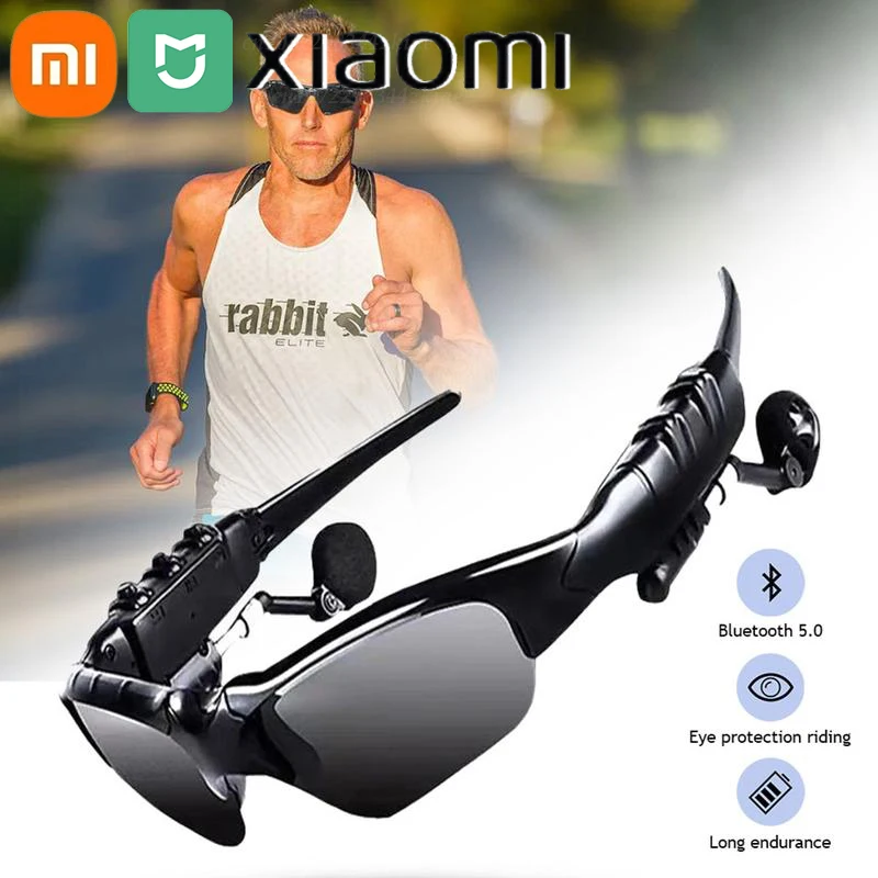 Xiaomi MIJIA Smart Glasses Wireless Bluetooth 5.0 Outdoor Sport Cycling Glasses Polarized Driving Sunglasses For Music And Call