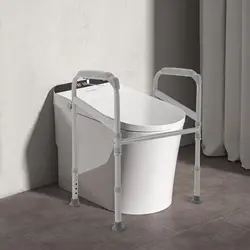 Toilettenständer, verstellbar, 200 kg, Stand-Up-Hilfe-Sicherheitssitz-Booster, rutschfeste Toilettenrahmen-Armlehne für ältere und schwangere Frauen