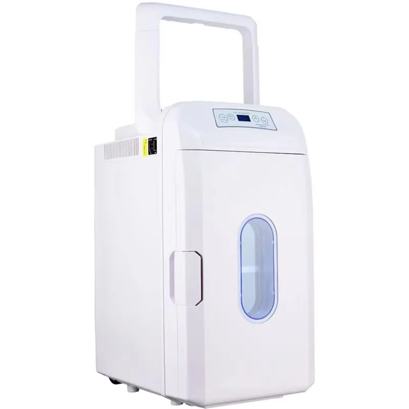 Refrigerador de Doble Uso Horizontal y Vertical de 35 Litros, Enfriador de Coche de Gran Capacidad, Nevera Portátil con Compresor para Coche