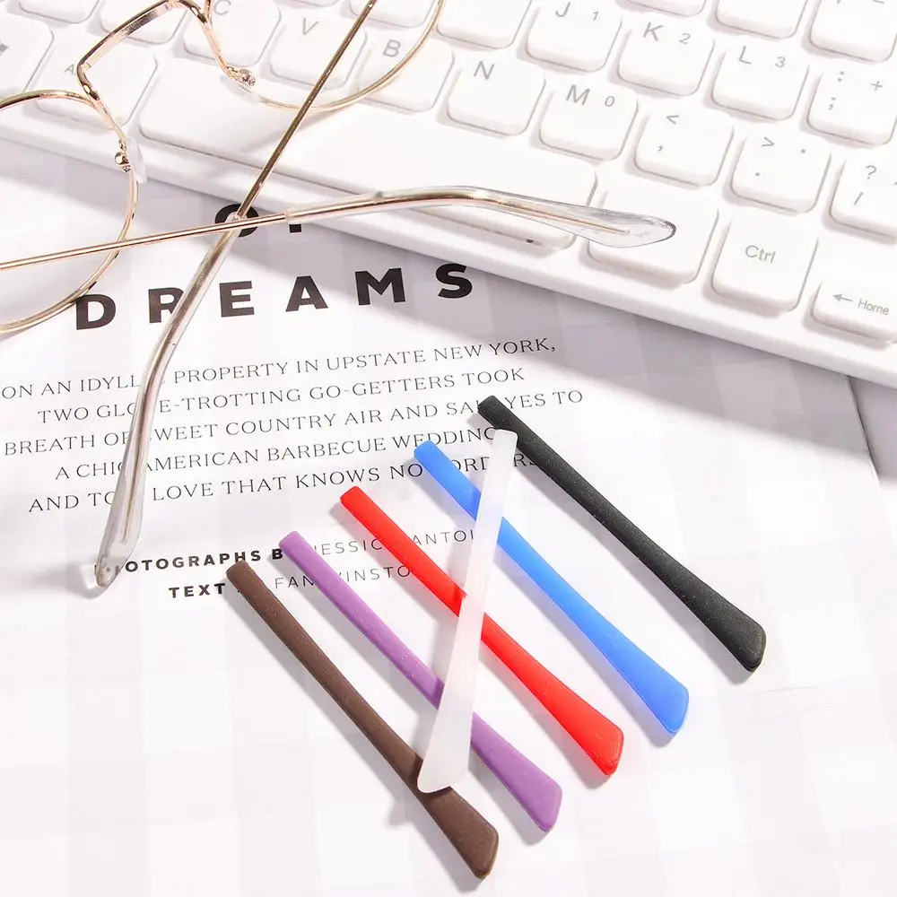 

Square Grips Silicone Temple Tips Glasses Ear Ear Hook Tubes
