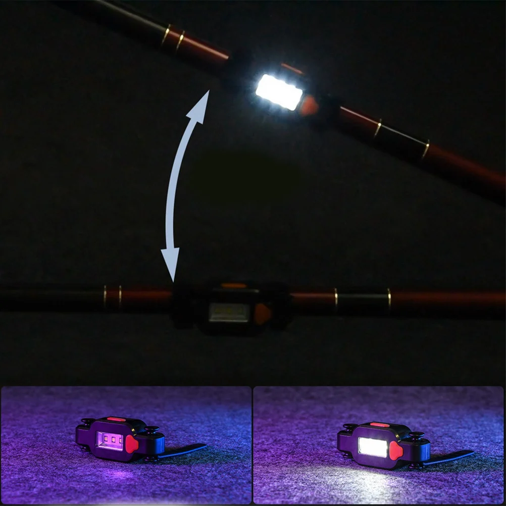 

Fishing Accessories Gravity Sensing Gear Lamp Rechargeable Bait Light Portable Night Black