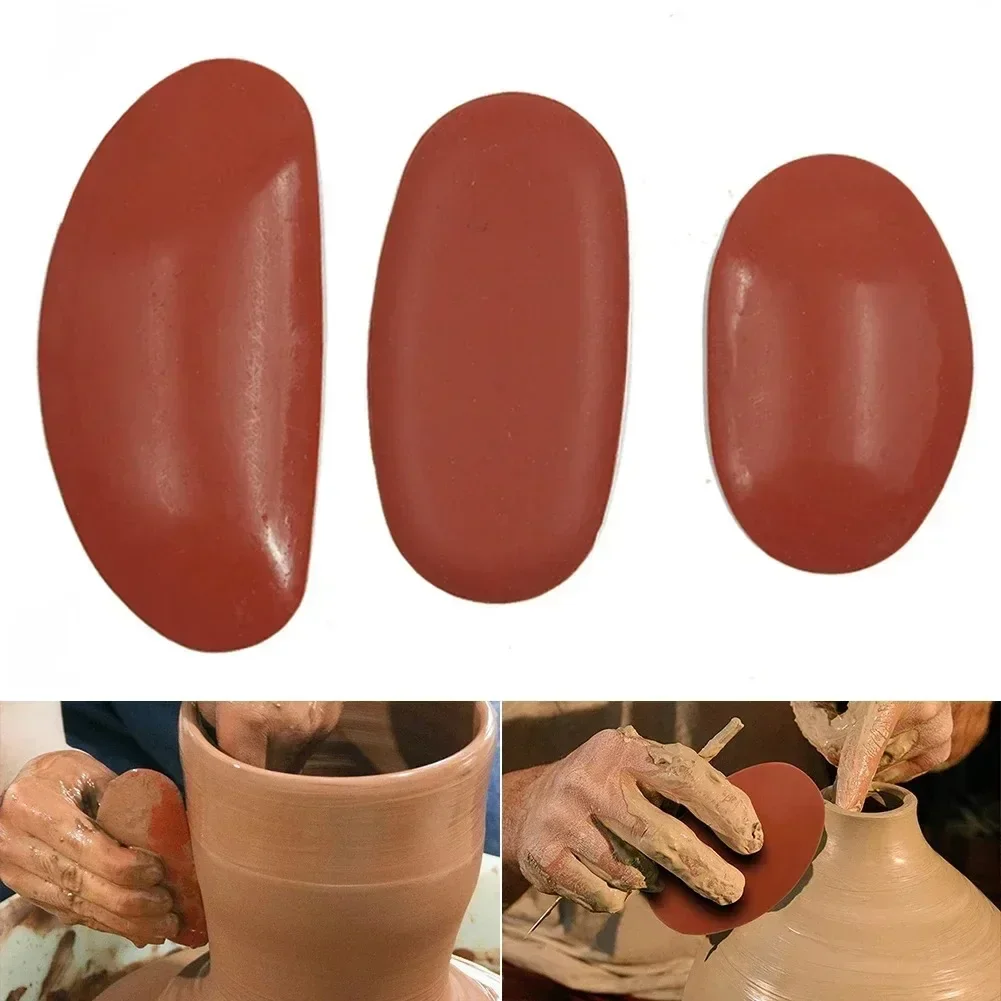 

3 Pieces/set Tools Ceramics & Pottery Rubber Scraper Polymer Clay Cutters Ceramic Mud Ribs Soft DIY Sculpture Artist Arts Crafts