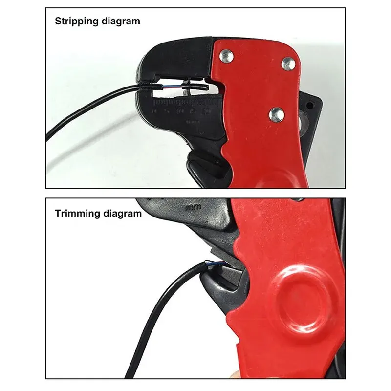 Multi-Functional Duckbill Wire Stripper: Adjustable Automatic Cable Wire Stripper with Cutter, Perfect for Electricians!