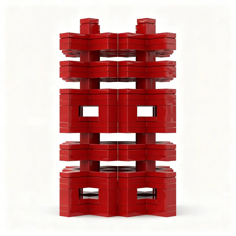 312 個 MOC 中国の伝統的な祭りのキャラクター小さなクロス幸福モデルビルディングブロッククリスマスギフト建設おもちゃ