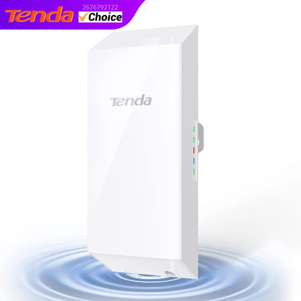 Tenda 2.4Ghz 300Mbps Outdoor CPE Bridge Wireless Wifi Router AP Client Mode Range Extender Wireless Bridge PTP PTMP 0.5KM O1-2.4