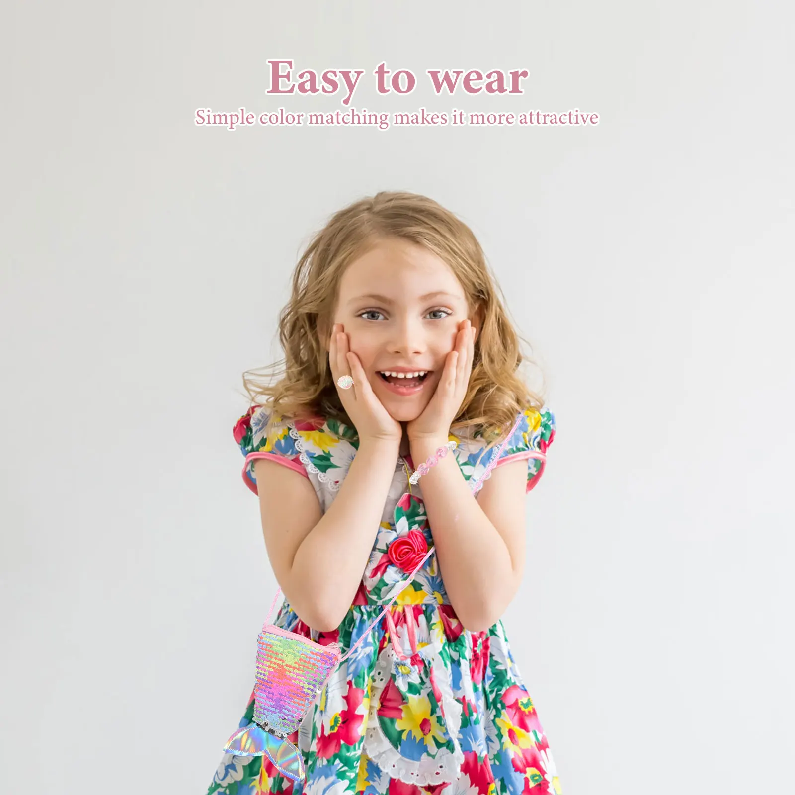 Kinderketting Armband Set Kinderdecoratie Mooie kettingen voor decoratief