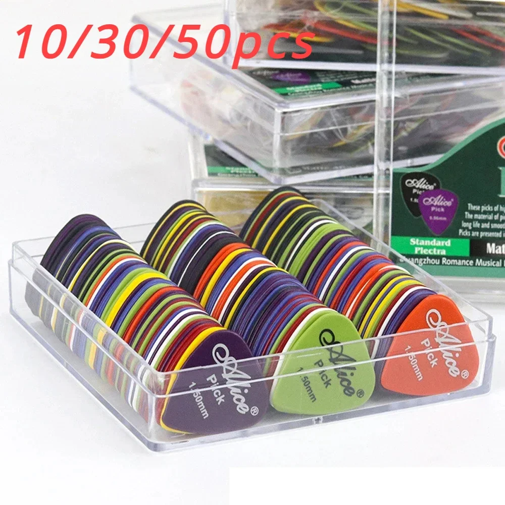 10/30/50Pcs Thickness 0.96 Mm Pick Guitar Accessories Alice Acoustic Electric Bass Pick Mediator Guitar Pick