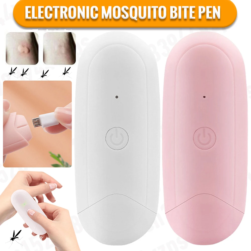 Portable Mosquito Insect Bite Relieve Itching Pen Non-Toxic Alleviates Itching Mosquito Repeller Physical Natural Bite Itch Pen