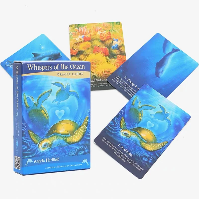 Whispers of The Ocean Oracle Cards High Quality Divination Board Game Party Games