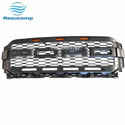 For Ford F150 2021 2022 Upper Grid Racing Grille Raptor Grills Pickup Truck Accessories Front Car Grill