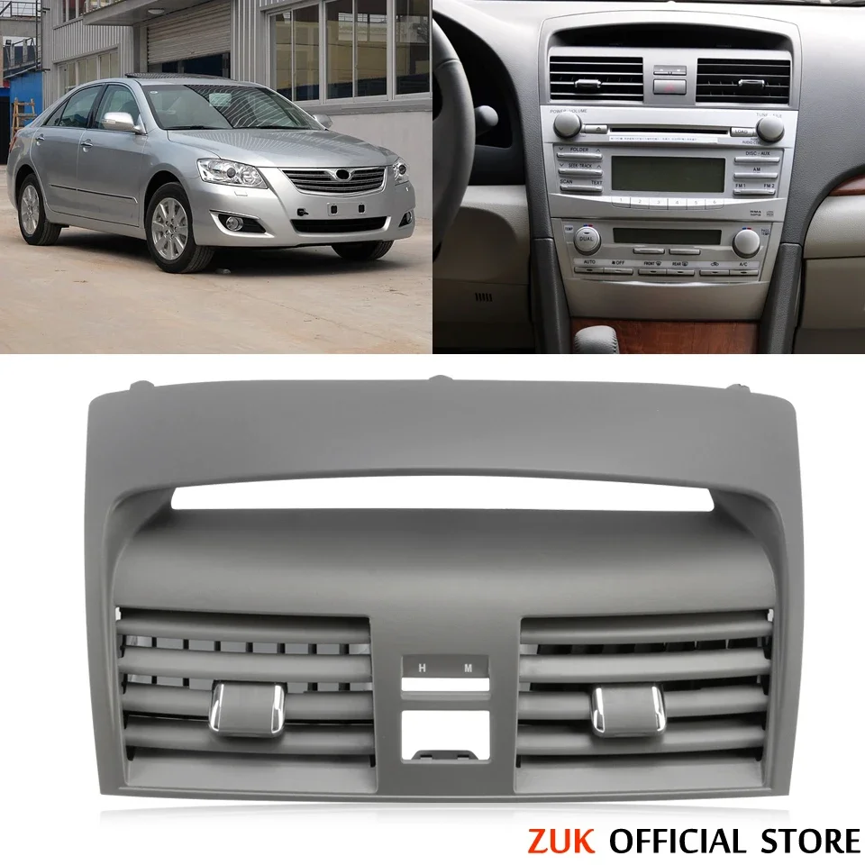 ZUK Car Dashboard AC Air Conditioning Vent Central Outlet Panel Grille Cover For Toyota CAMRY AURION 2006-2011 ACV40 Asian Model