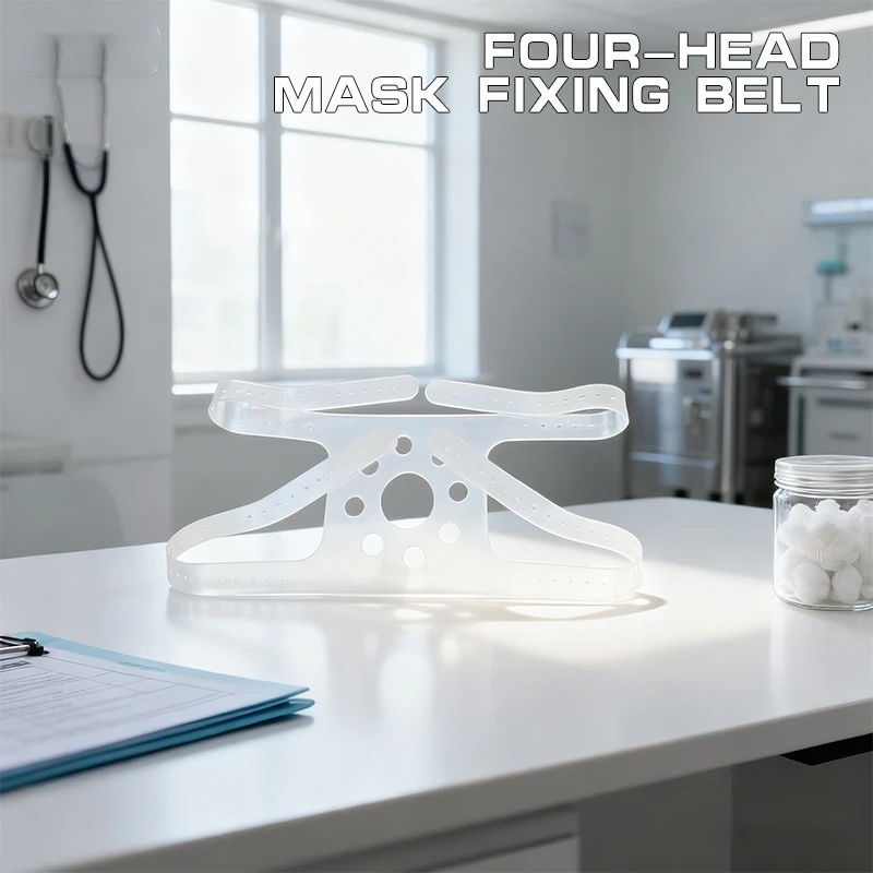 

Сменный ремешок для головного убора для маски Cpap, ремешок на голову респиратора, силиконовый регулируемый эластичный фиксированный ремешок