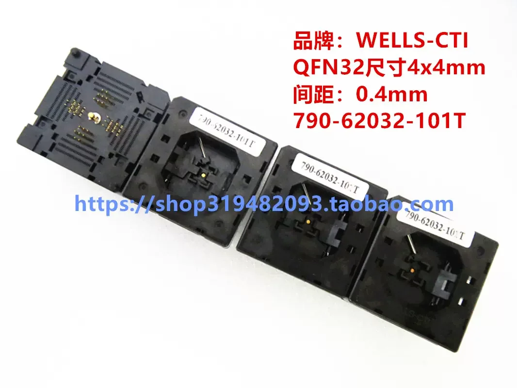 Original WELLS-CTI Test Block 790-62032/20/24/32/40/48/56 Programming Block Socketstest bench