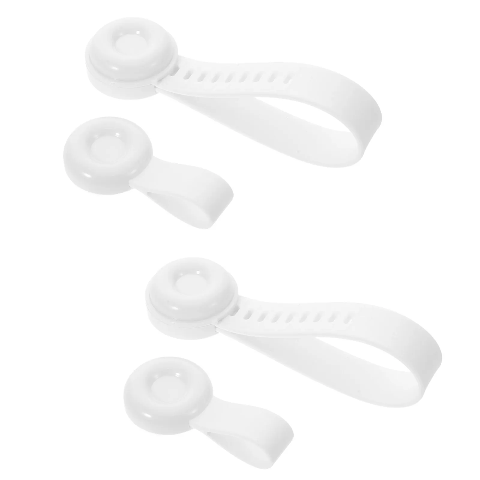 

2Pairs Toilet Seat Lifter Adhesive Covers Non-Touch Toilet Lid Lift Handle Bathroom Accessories for Home Hotel School Office