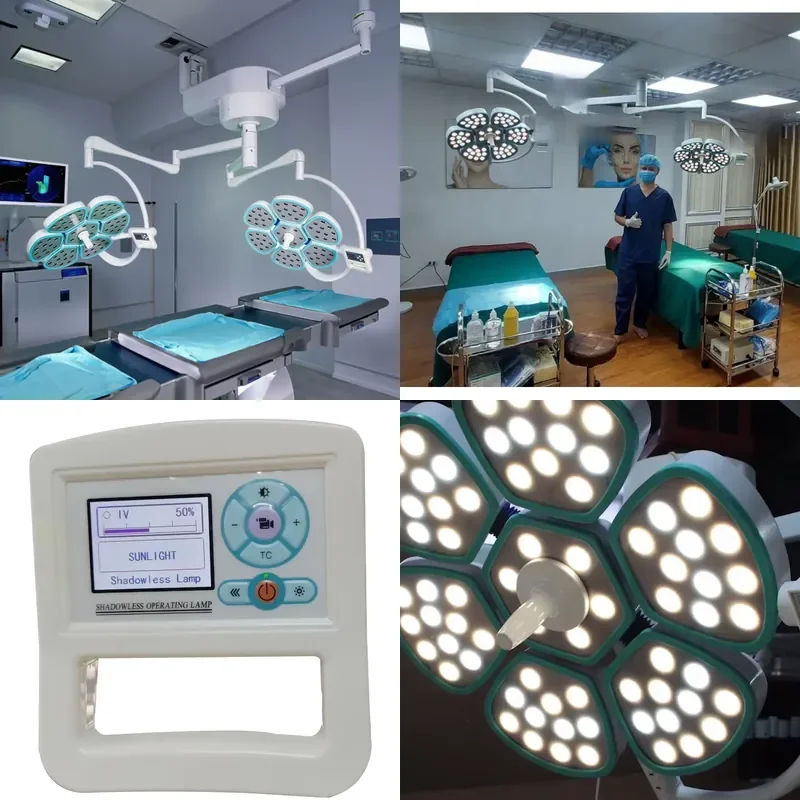 for Most Popular Medical Double Dome Surgical LED Petal Ceiling Operation Light