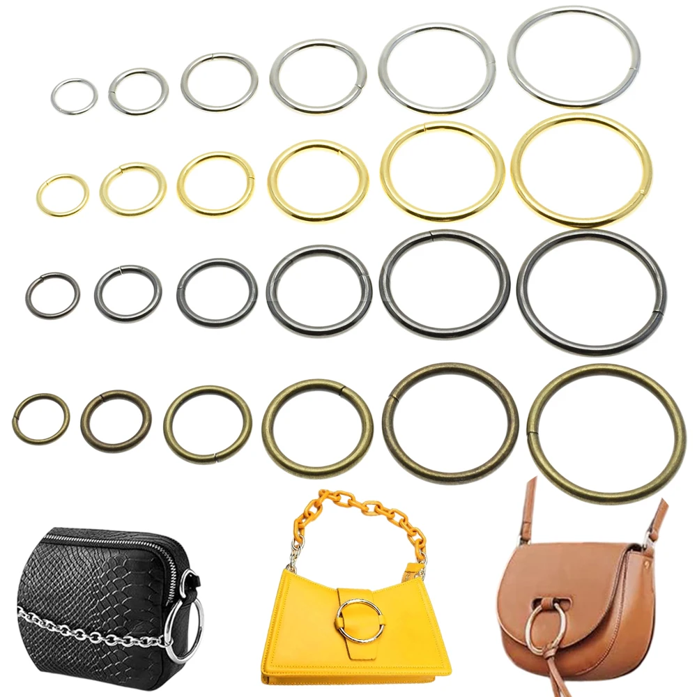 5pcs Heavy Duty Multi-Purpose Metal O Ring Metal Rings Buckle Rings for Hardware Bags Ring,DIY Accessories