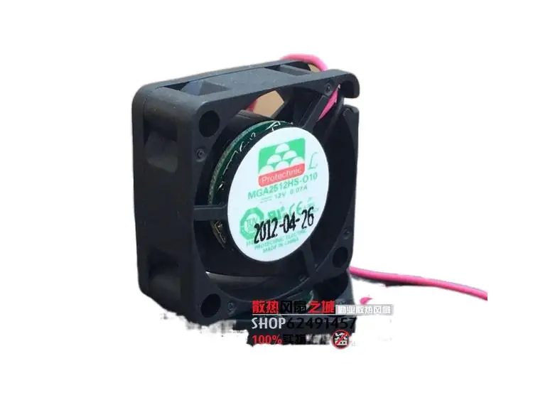 MAGIC  MGA2512HS-O10 2510 12v 0.07A 2.5cm 25 * 25 * 10MM Quiet Fan