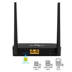 家庭用ワイヤレスルーターモデム,ネットワークアンテナ,モデム,4g,wifi SIMカード,300mbps,ec200aeuhaモジュール,lan,4ghz,2.4ghz