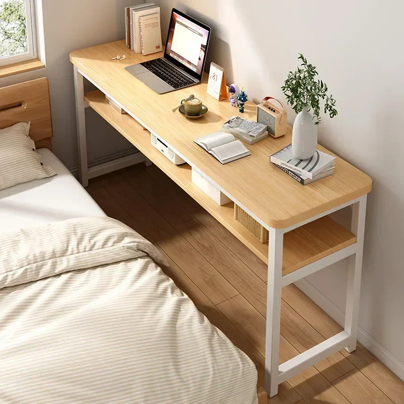 # Tribesigns Bedroom Desk Large Computer Office Desk Workstation Double Layer Laptop Desk Study Writing Table Business Furniture