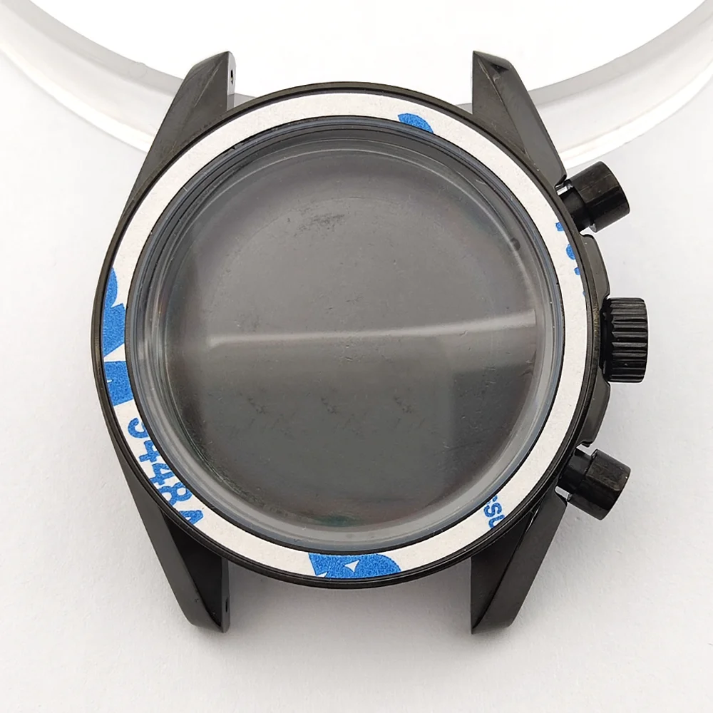 vk63 case 40mm case stainless steel Japanese quartz chronograph case suitable for replacing accessories of Vk63 movement watche