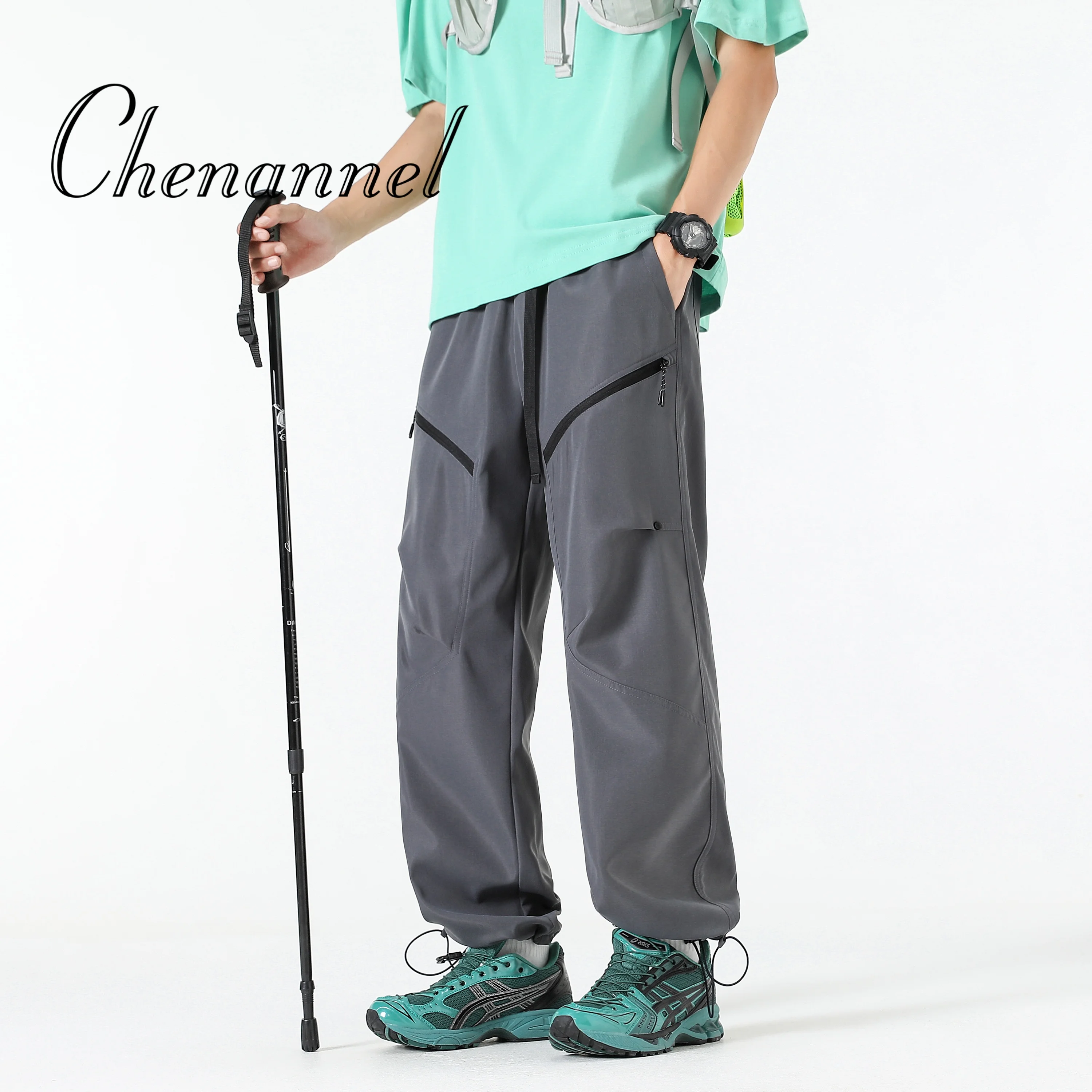 أزياء العلامة التجارية الخريف الشتاء السراويل الدافئة السراويل الرجالية الجديدة