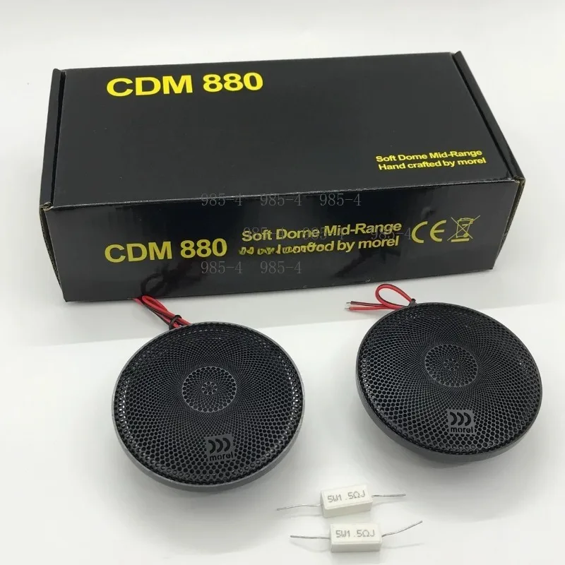 Stereo Improved Alto Horn Head Soft Dome Titanium Energy Horn 1 Pair Car Alto Speaker