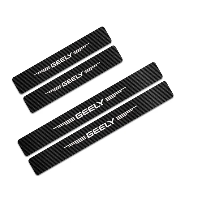 For Geely Tugella Coolray Geometry C GC6 GC9 Emgrand EC7 EC8 CK MK LC Panda Atlas Car Door Sill Sticker Accessories Threshold view 6