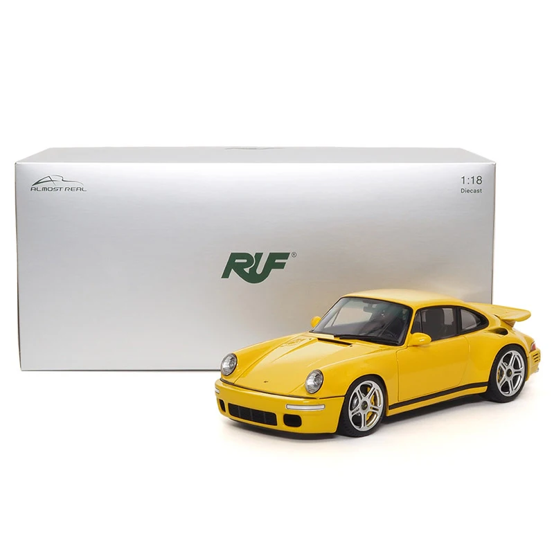 Almost Real Car Model 1/18 2018 Edition Porsche 911 Ruf Ctr Car Model Room Simulation Display Cars Model Boy Collection Toy Gift