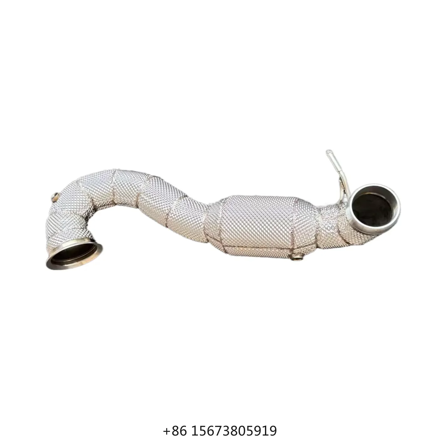 

A45 CLA45 GLA45 2.0T 2014+ Heatshield Downpipe 2014+ Fit Heatshield Stainless Steel Direct Replacement Improves Flow Boosts Pow