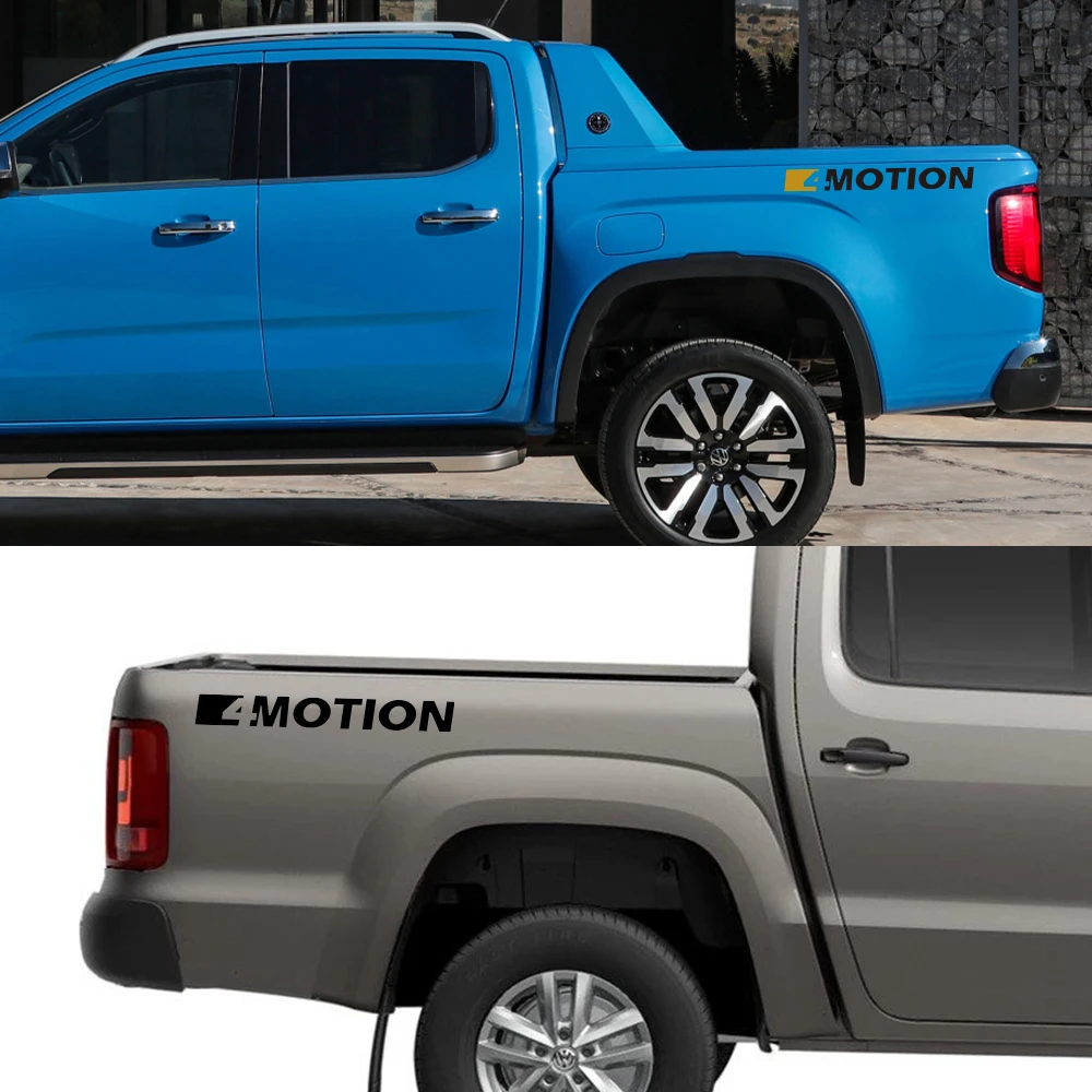 Pickup Sticker Decor Decal Truck Vinyl Cover For Volkswagen VW Amarok V6 4Motion Tdi Car 4X4 Off Road Auto Tuning Accessories