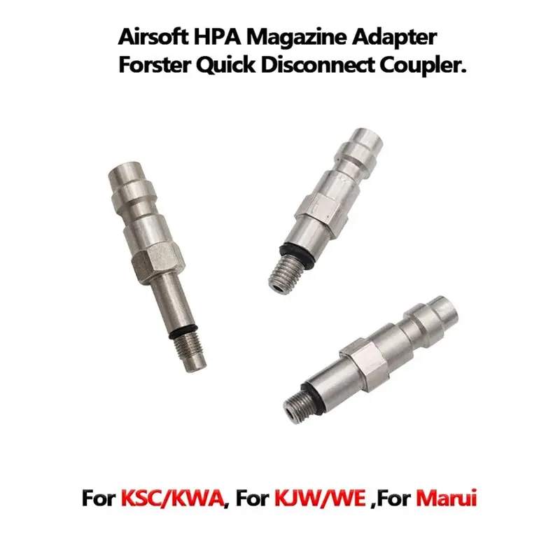 KYCOR-HPA Magazine Taps Valve Adapter Male Foster Probe Quick Disconnect Coupler (US-Version)