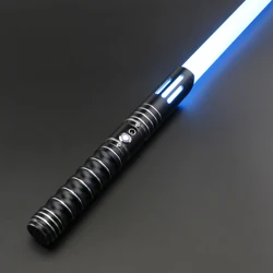 RGB Lightsaber Metal Handle Laser Sword Toys Breathing Gradient Light Quiet Mode Children Cosplay Christmas Gift Light Saber