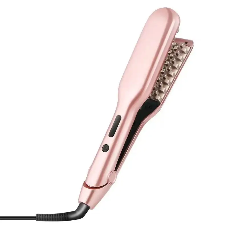 VoluVibe Ceramic Hair Crimping Iron Curler Tool for Fluffy Volume Styles - Hair Texturizing Iron