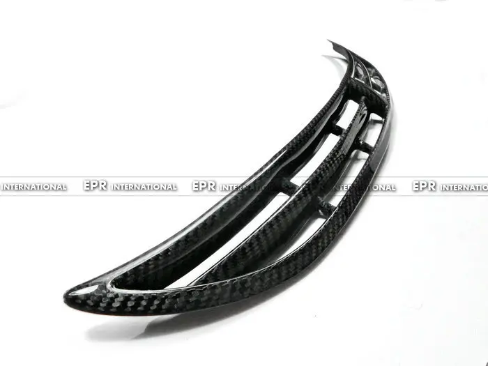 Suitable for Porsche Boxster 987 997 GT3 modified carbon fiber medium mesh cover, front bar mesh intake cover - view 3