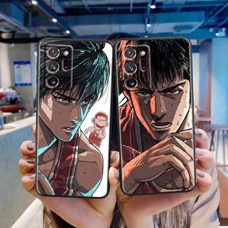 Anime S-Slam D-Dunk Sakuragis For Samsung Note 20 10 Ultra Plus A31 A14 A12 A70 A34 A25 A04 A05 A15 A24 5G Black TPU Phone Case