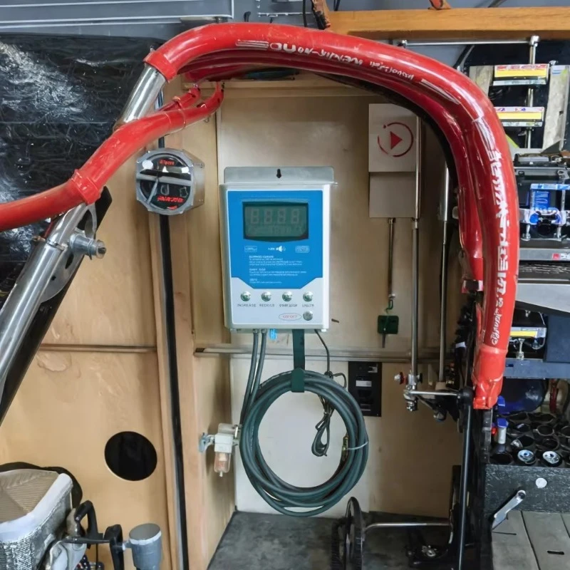 Fully Automatic Tire Inflator LCD Display OEM ODM Wall Hung Inflator Automotive Metal Tyre Tire Pressure